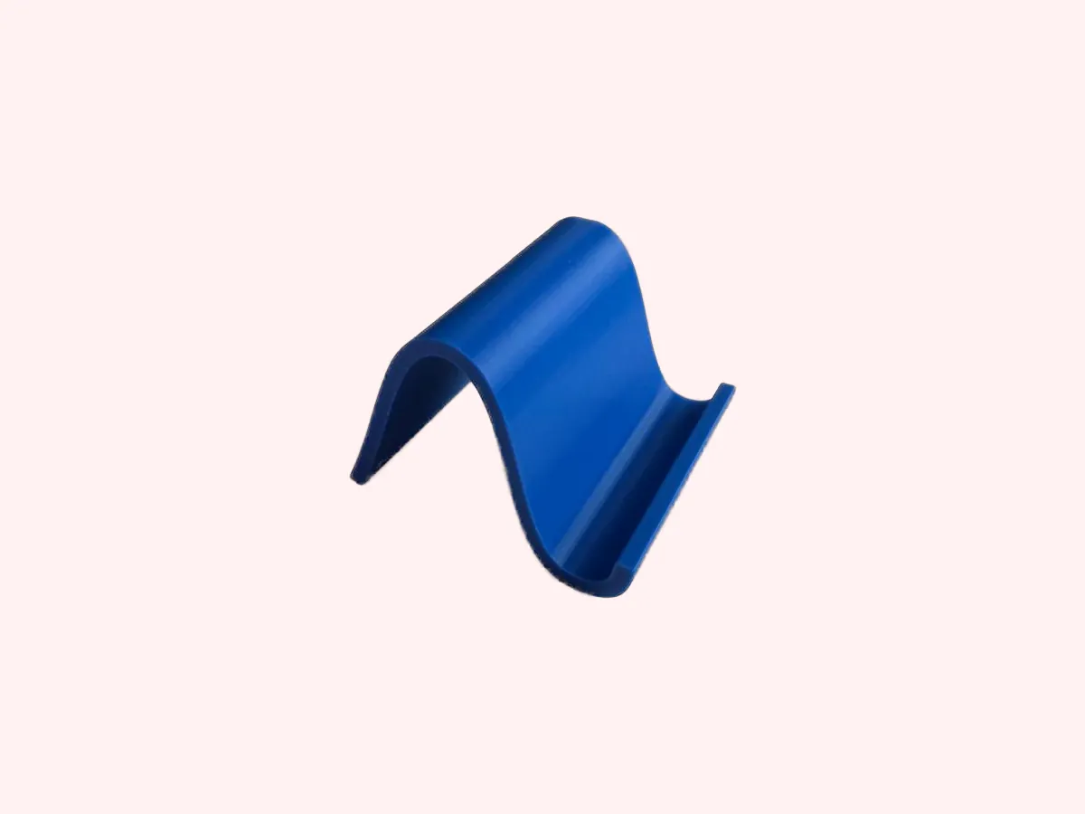 Soporte Onda azul, segunda vista del apoyo